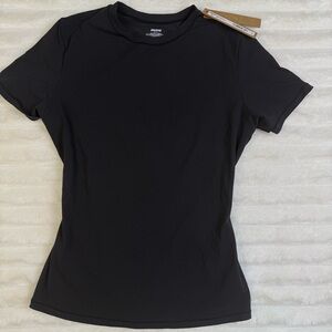 SKIMS Black Short Sleeve Tee